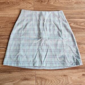 John Galt Brandy Melville gingham skirt